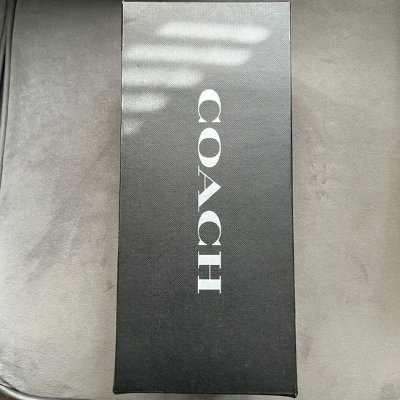 Coach Tan Flats with Ruched Leather and Bow Detail - Picture 6 of 8